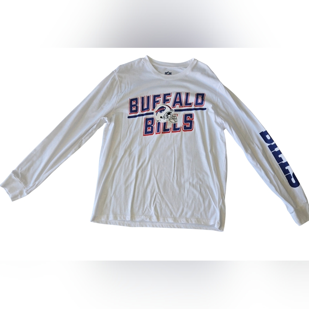 NFL Buffalo Bills Team Apparel Long Sleeve Shirt - Bills Mafia Graphic Sleeve